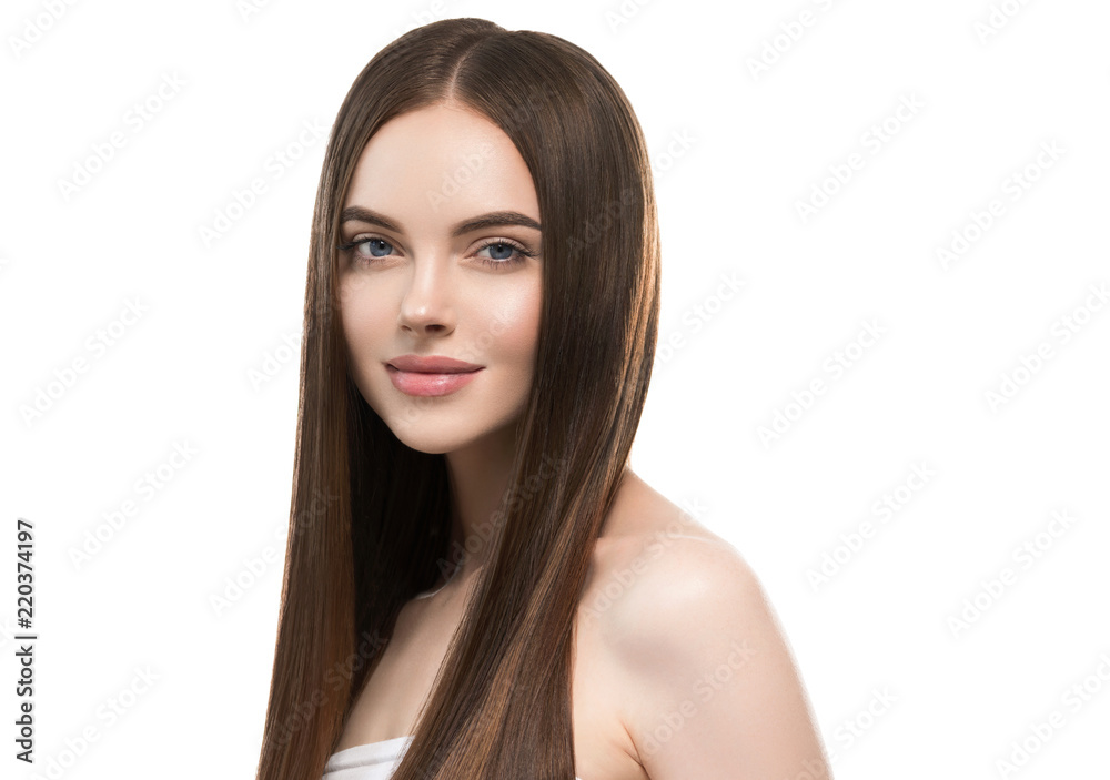 Healthy hair long smooth brunette hairstyle woman beauty Healthy hair long smooth brunette hairstyle woman beauty