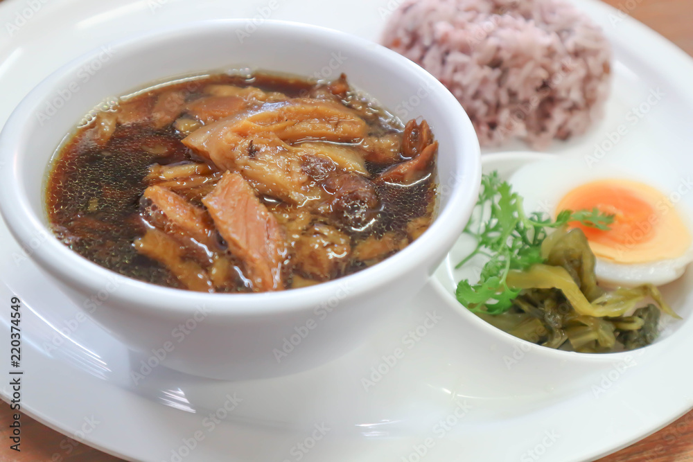 pork stewed in the gravy pork stewed in the gravy