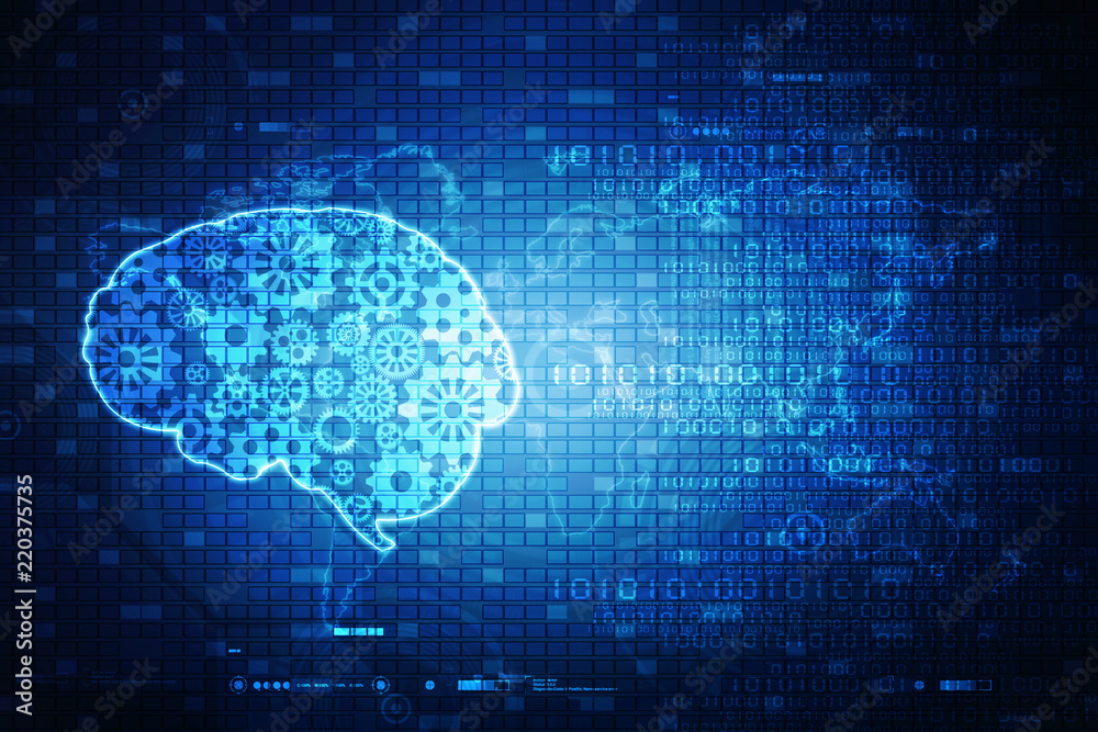 Obraz premium 2d illustration Human health brain