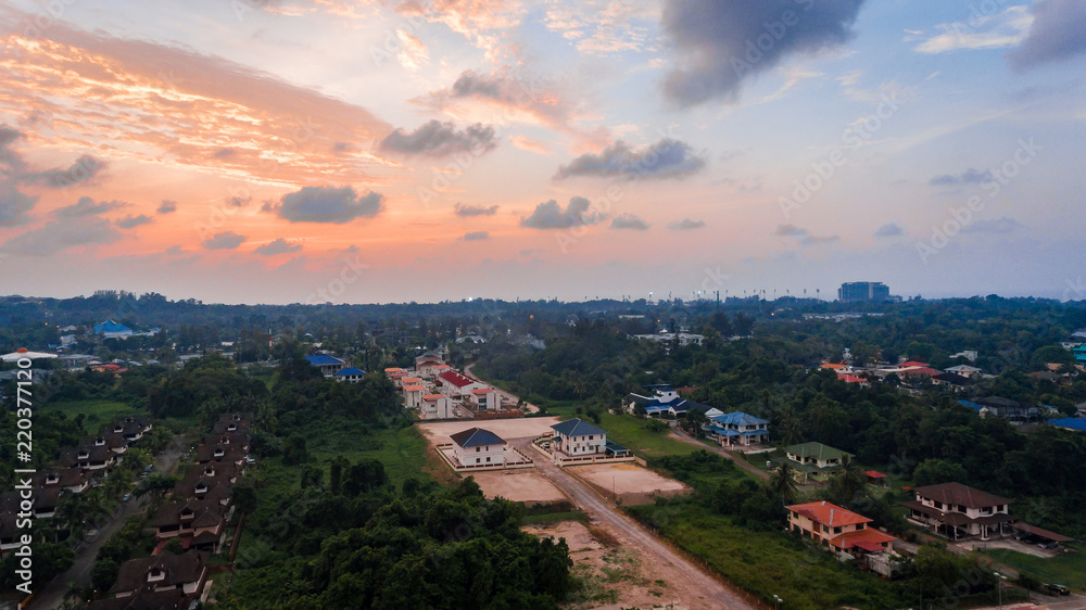 Obraz premium Sunset at Jerudong