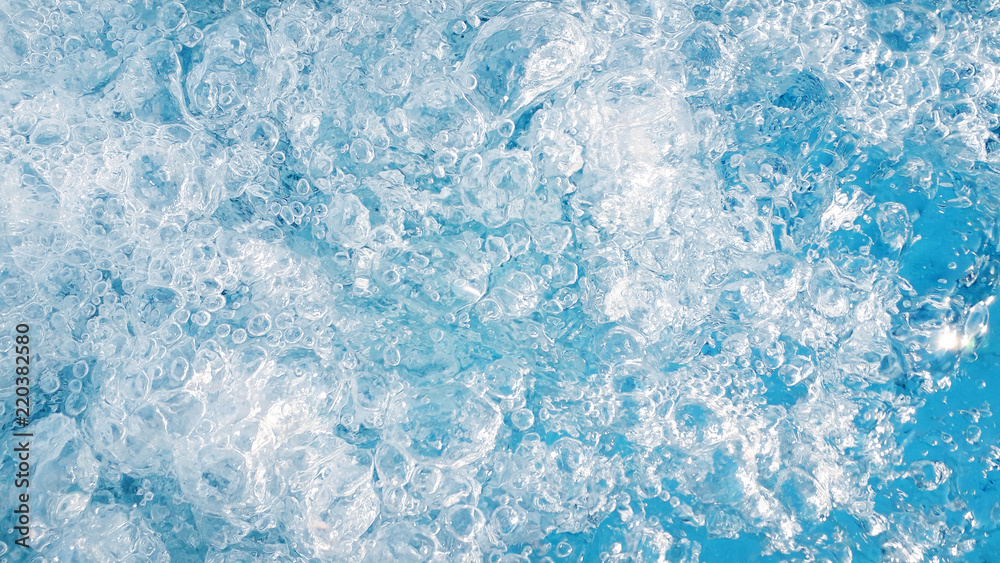 Bubbles on the water surface Bubbles on the water surface