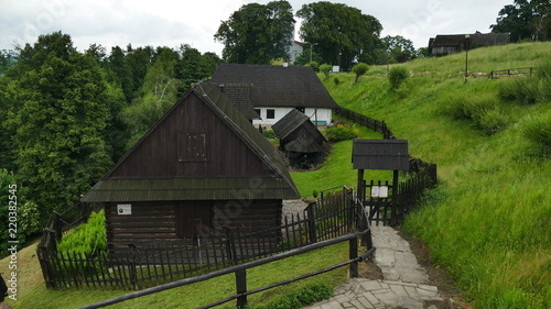 Skansen zagrody wiejskiej. photo