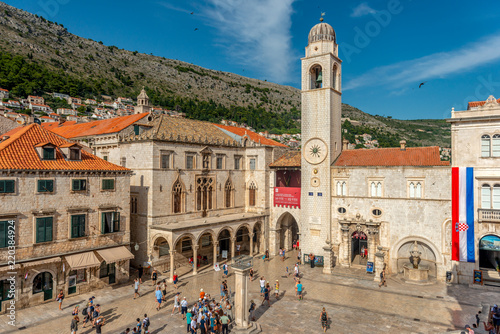 Fototapeta Naklejka Na Ścianę i Meble -  rynek w Dubrovniku