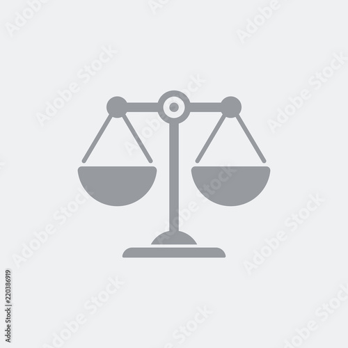 Weight scale icon