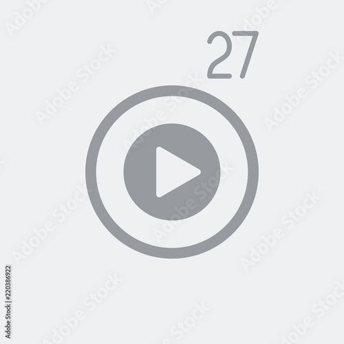 Video view counter