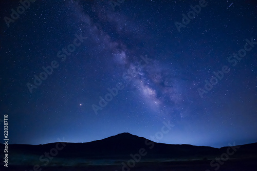 草千里ヶ浜の星空