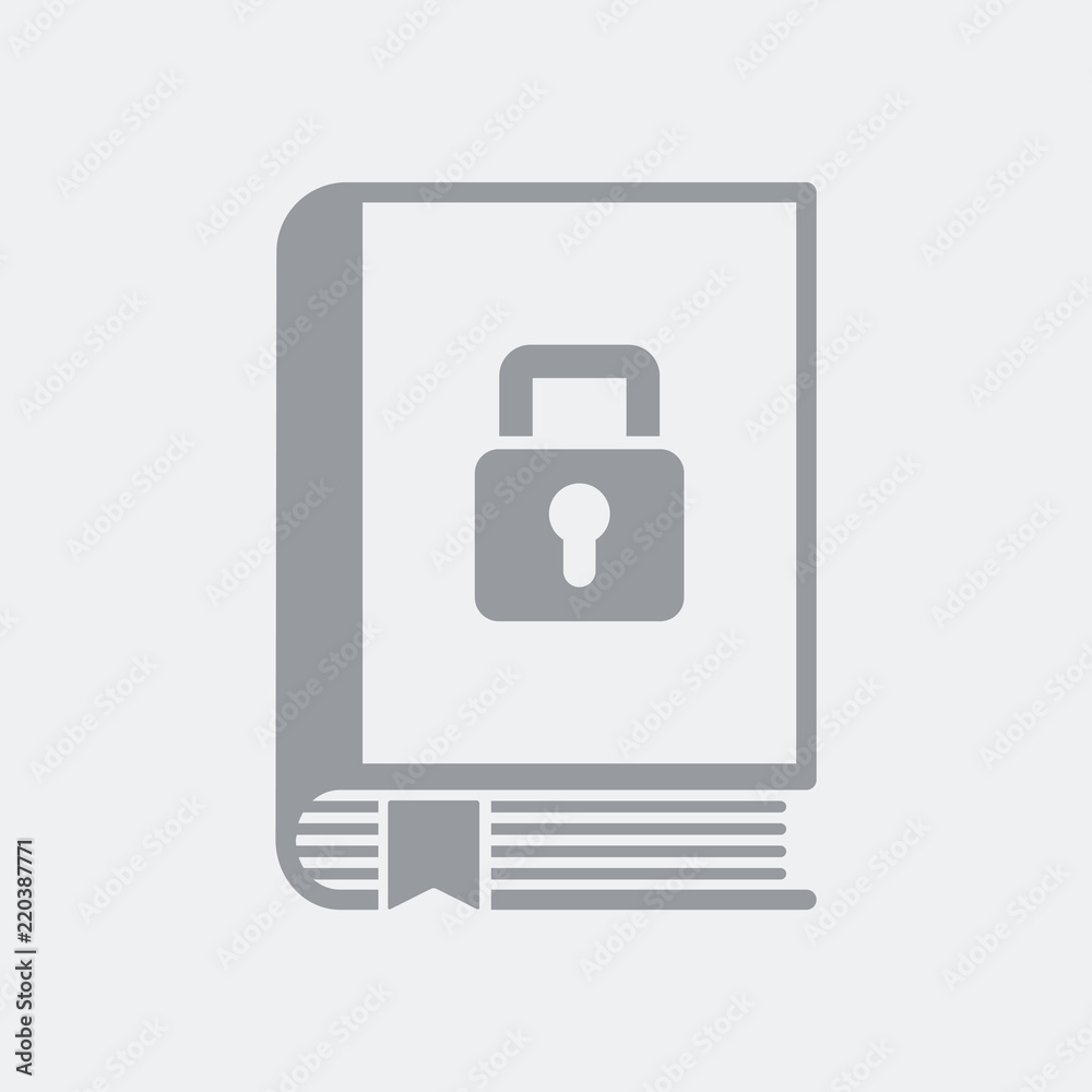 Locked and protected book or diary Locked and protected book or diary