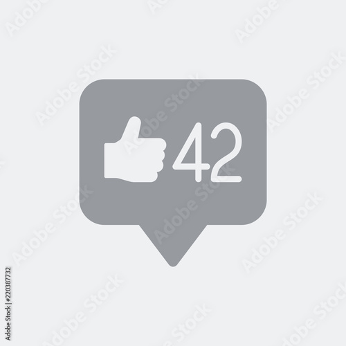 Social network notify of like