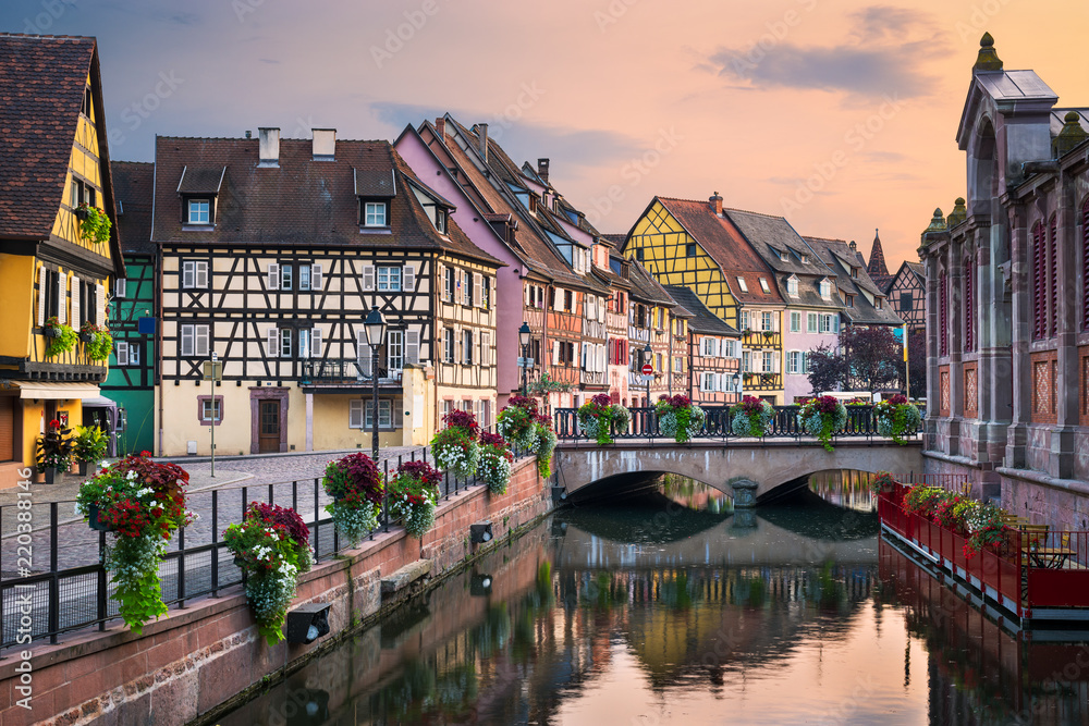 Old town of Colmar, Alsace, France