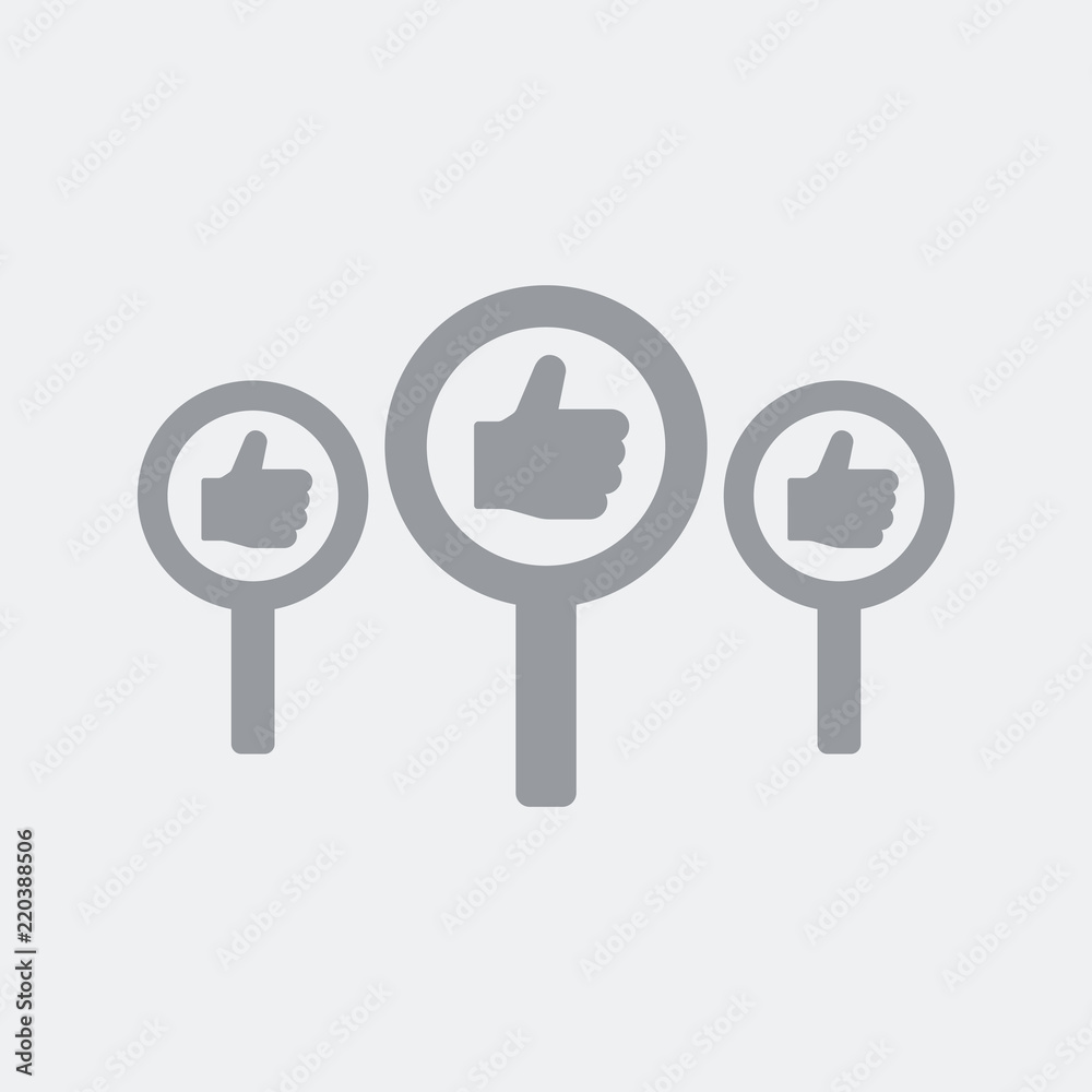 Thumbs up voting icon Thumbs up voting icon