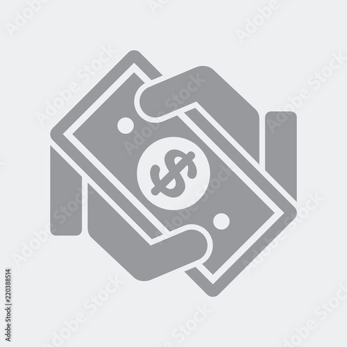 Money transaction in dollar