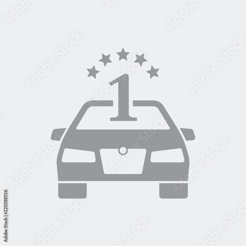 Car first place winner on automotive award