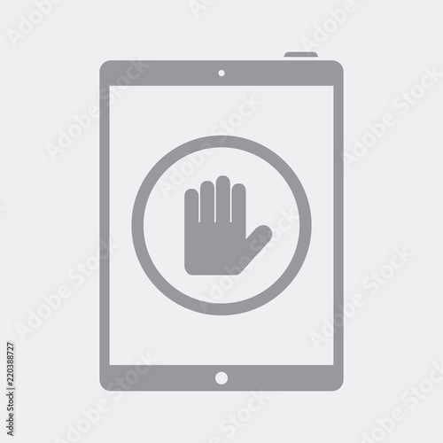 Alt gesture for access forbidden to tablet