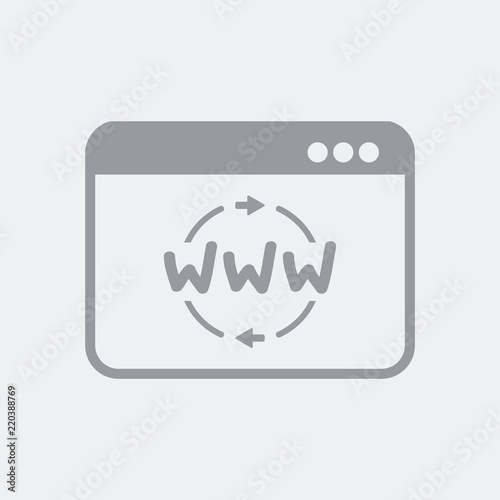 Web page concept icon
