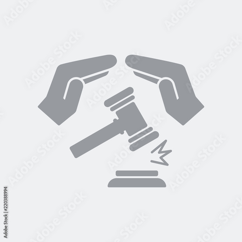 Legal protection concept icon