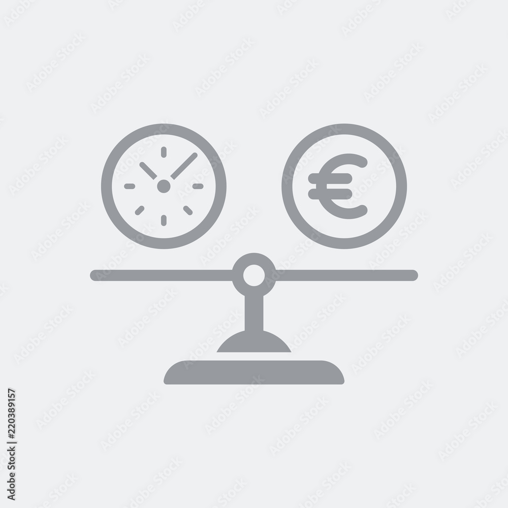 Comparison between time spend and cost in Euro Comparison between time spend and cost in Euro
