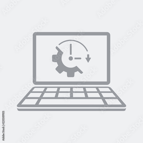 Quick laptop performance icon