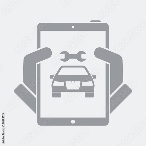 Car diagnostic on tablet