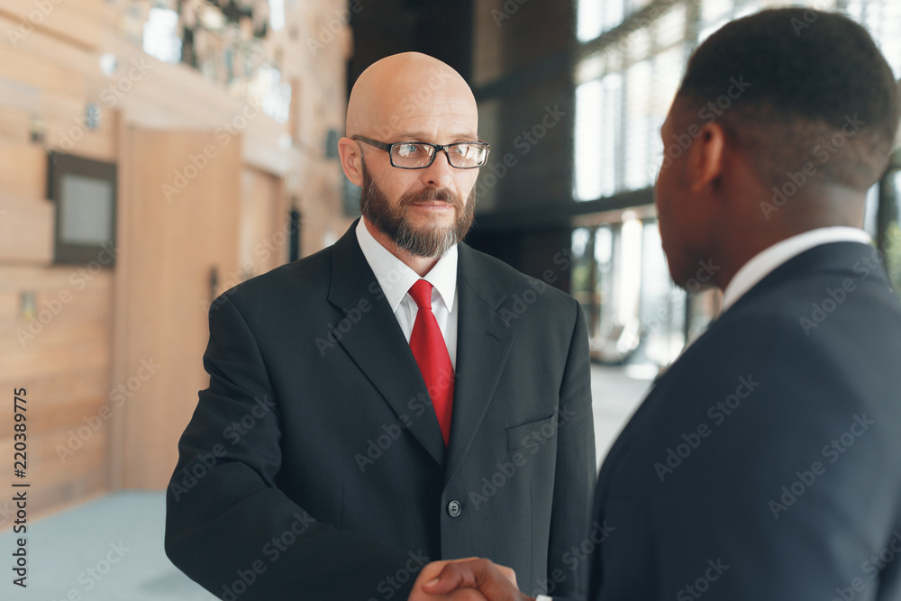 Business partners in a modern office Business partners in a modern office