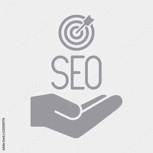 Seo optimization target icon