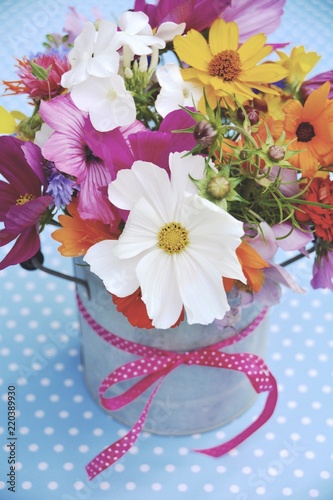 Grußkarte - Blumenstrauß - ...