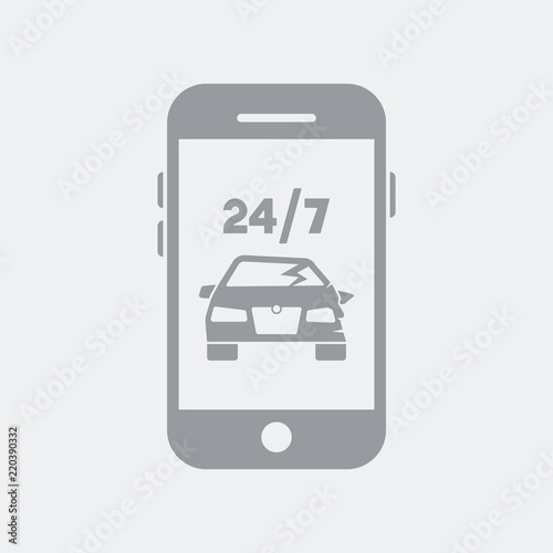Applicatio for car crash assistance 24/7