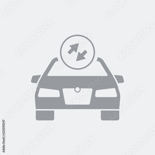 Car transfer service icon