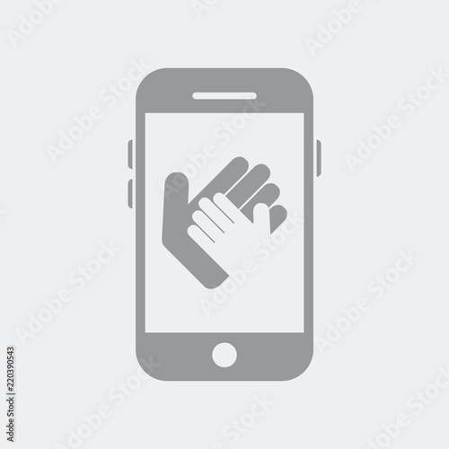 Smartphone assistance application icon