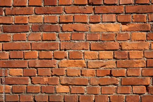 close up on a bricks wall