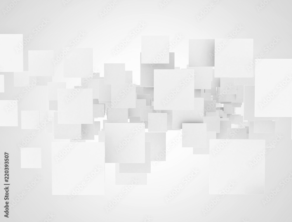 White overlapping blank squares White overlapping blank squares