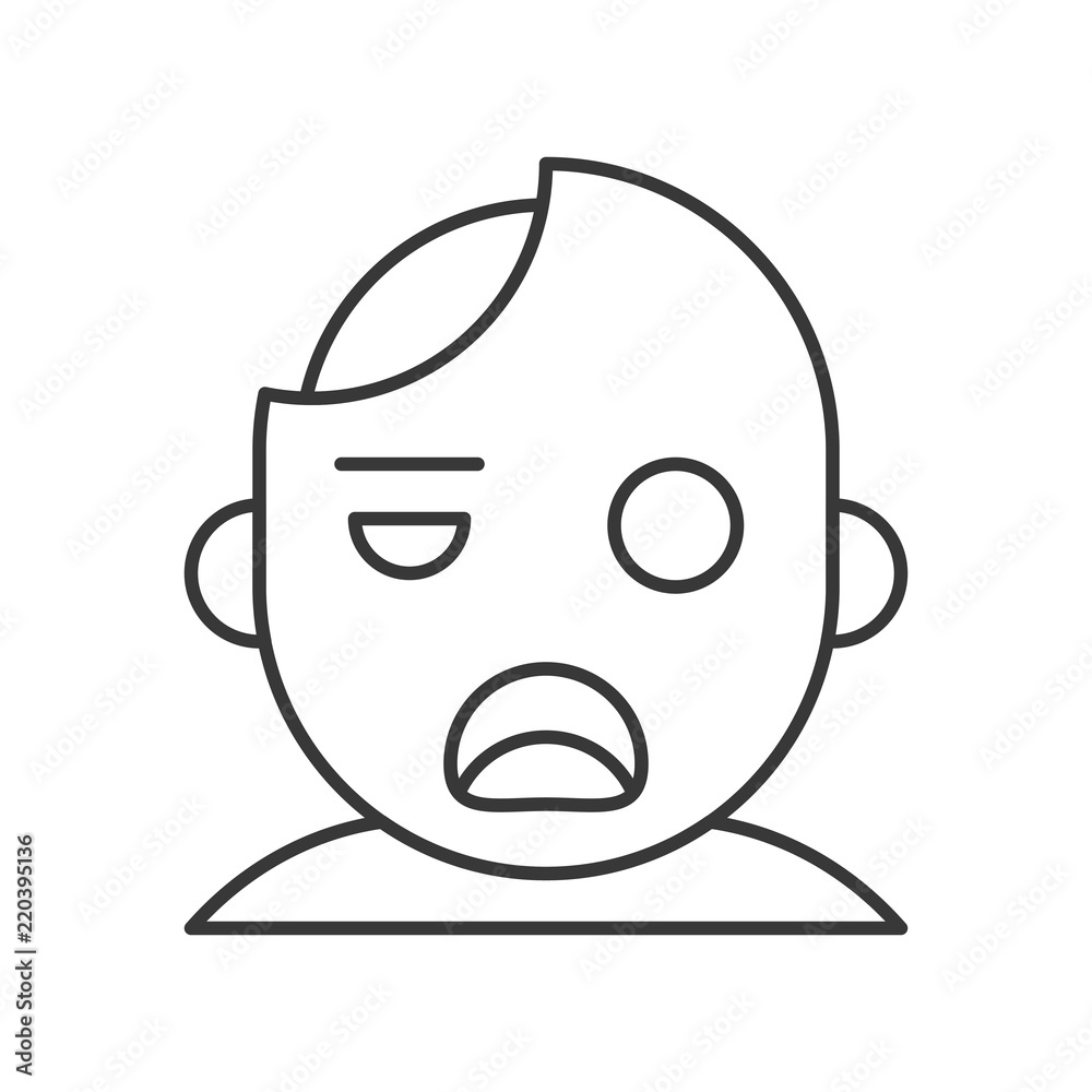 zombie, halloween character icon editable stroke zombie, halloween character icon editable stroke