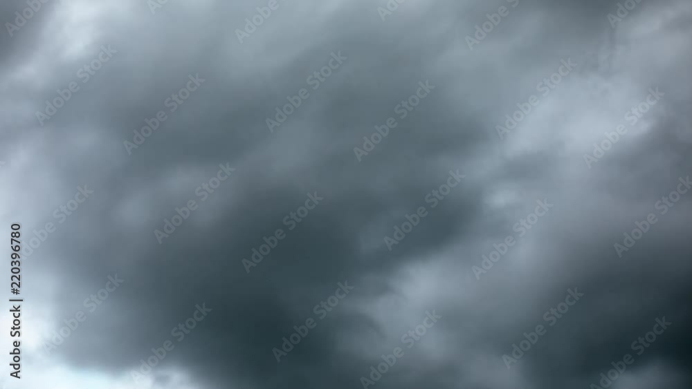 Timelapse agitated changing dark clouds 4K Timelapse agitated changing dark clouds 4K