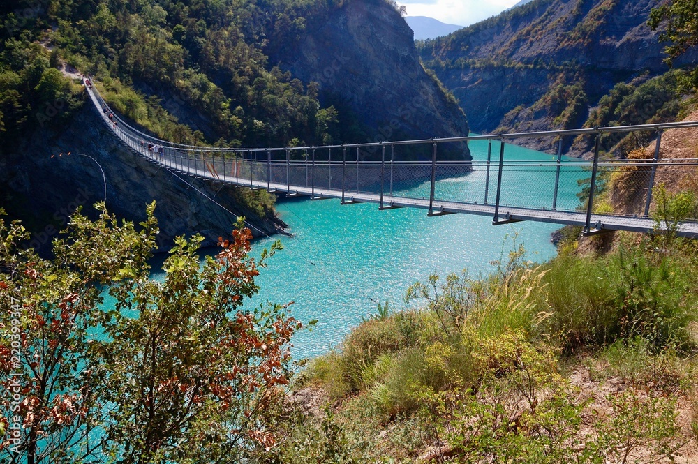 Ebron bridge Lac de Monteynard-Avignonet Ebron bridge Lac de Monteynard-Avignonet