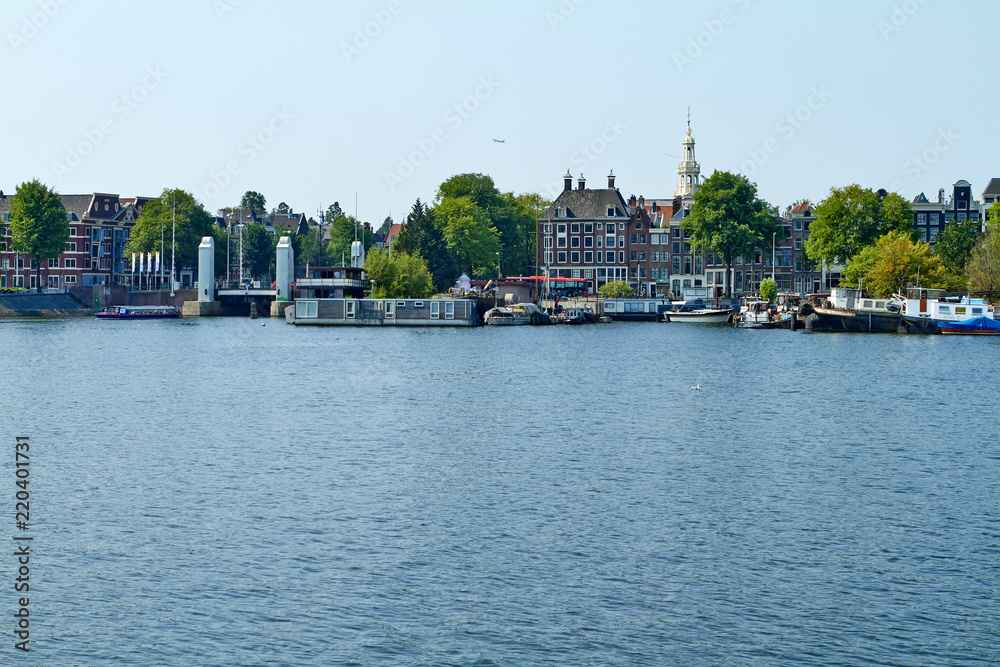 Point of View on Amsterdam, Holland July 2018