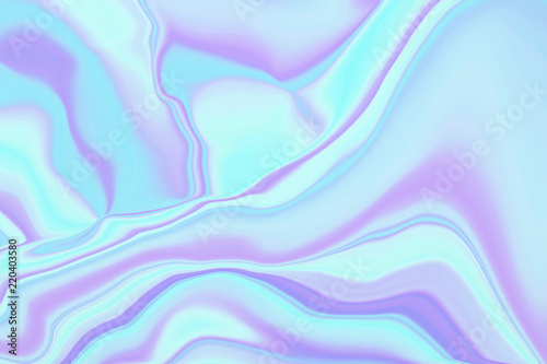 Holographic Turquoise Pink gradient neon background. Wallpaper