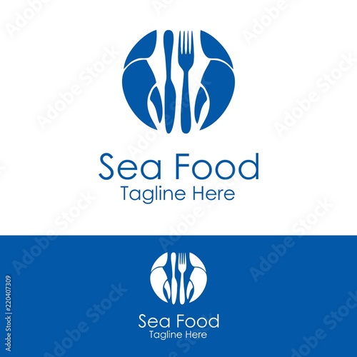 seafood logo design