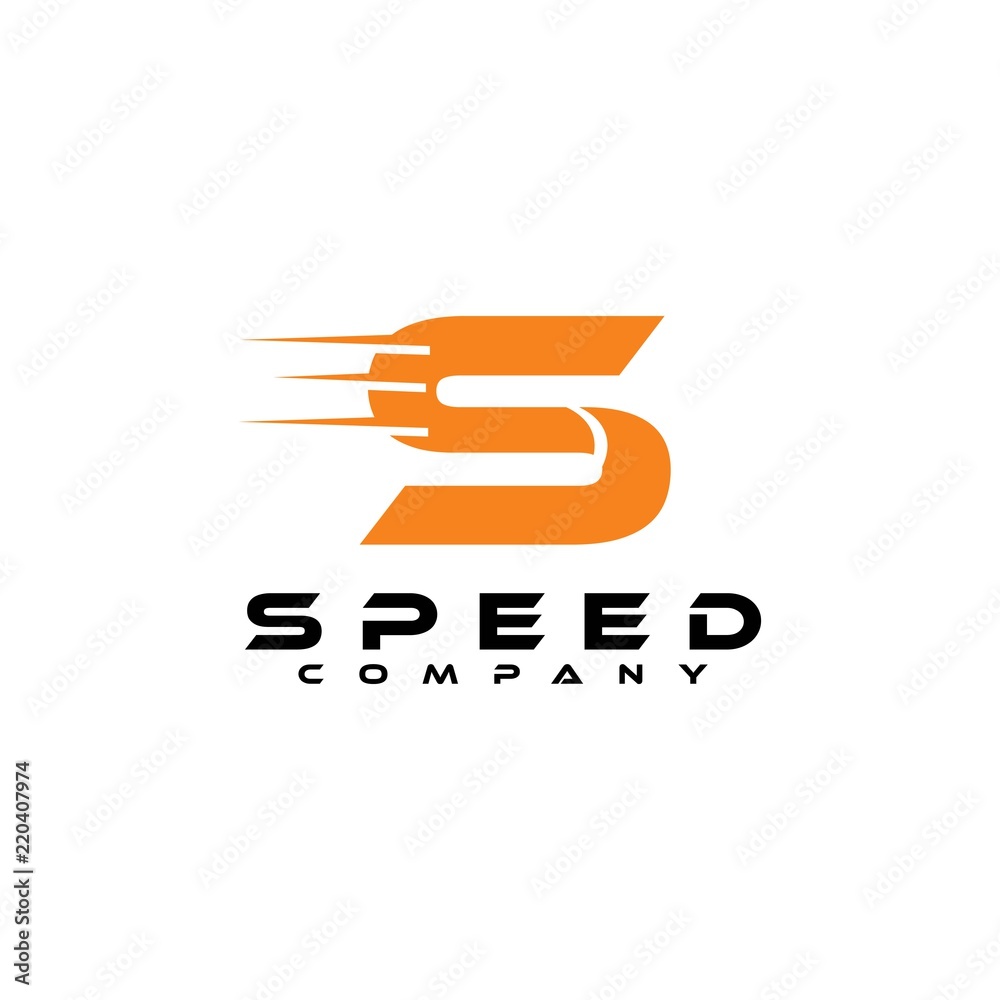 speed logo template
