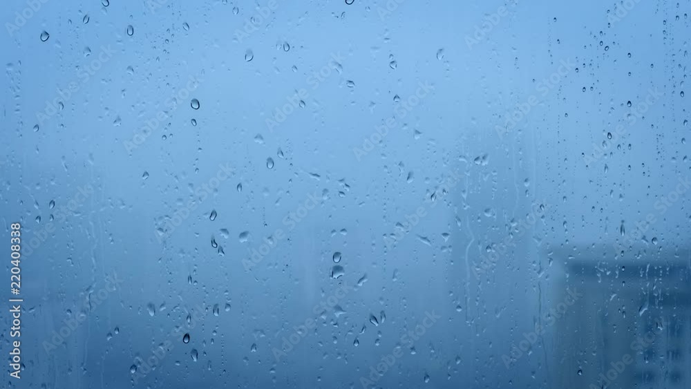 Rain drops on window Rain drops on window