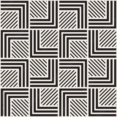 Vector seamless pattern. Modern stylish abstract texture. Repeating geometric tiles..