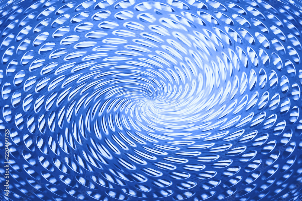 Spherical blue warp of space. Fantastic background image of wormhole of cobalt color in center of shot. Spherical blue warp of space. Fantastic background image of wormhole of cobalt color in center of shot.