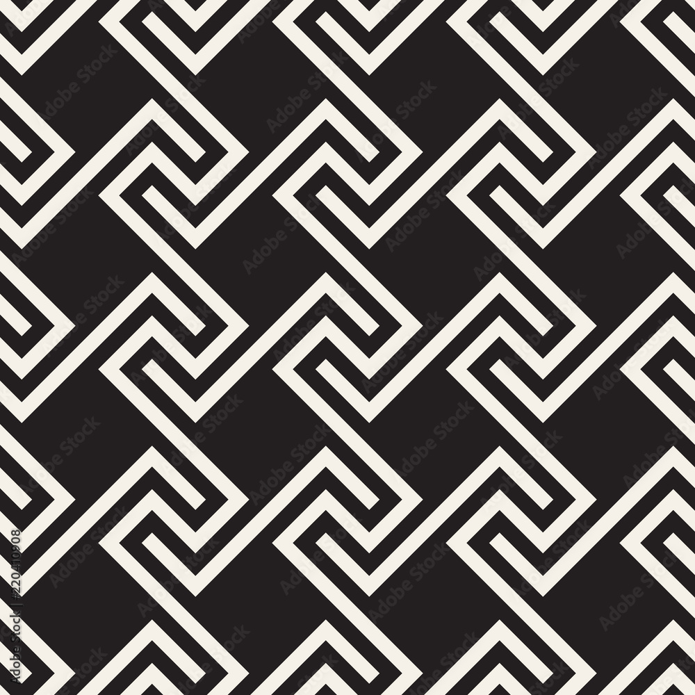 Vector seamless pattern. Modern stylish abstract texture. Repeating geometric tiles.. Vector seamless pattern. Modern stylish abstract texture. Repeating geometric tiles..