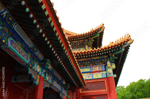 Chinese of red arch.