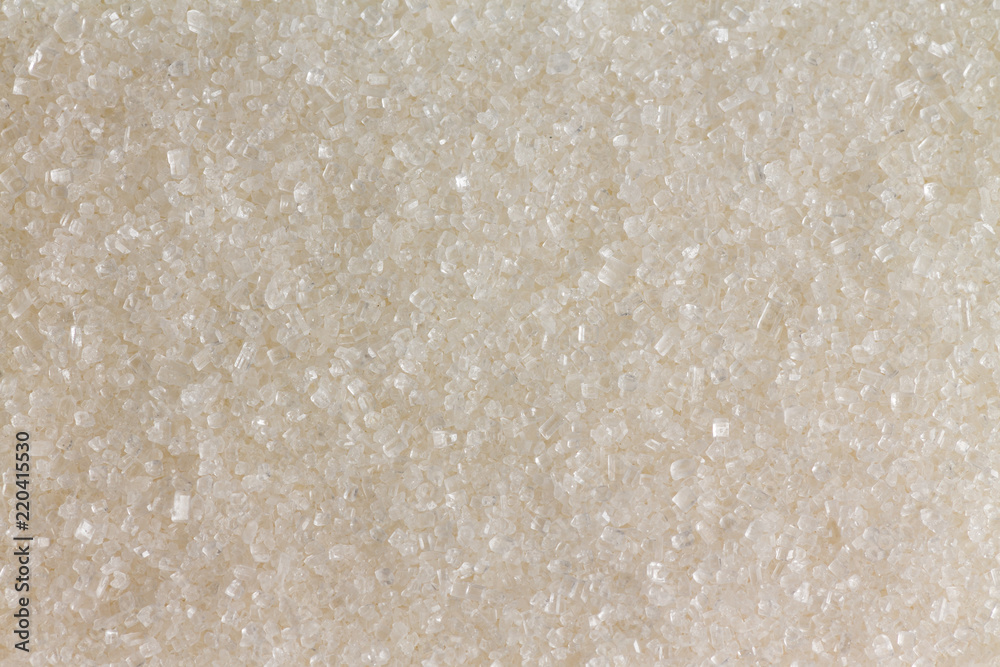 Full frame background texture of refined sugar