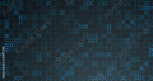 Obraz na plátne Abstract grid shape background. 3D rendering