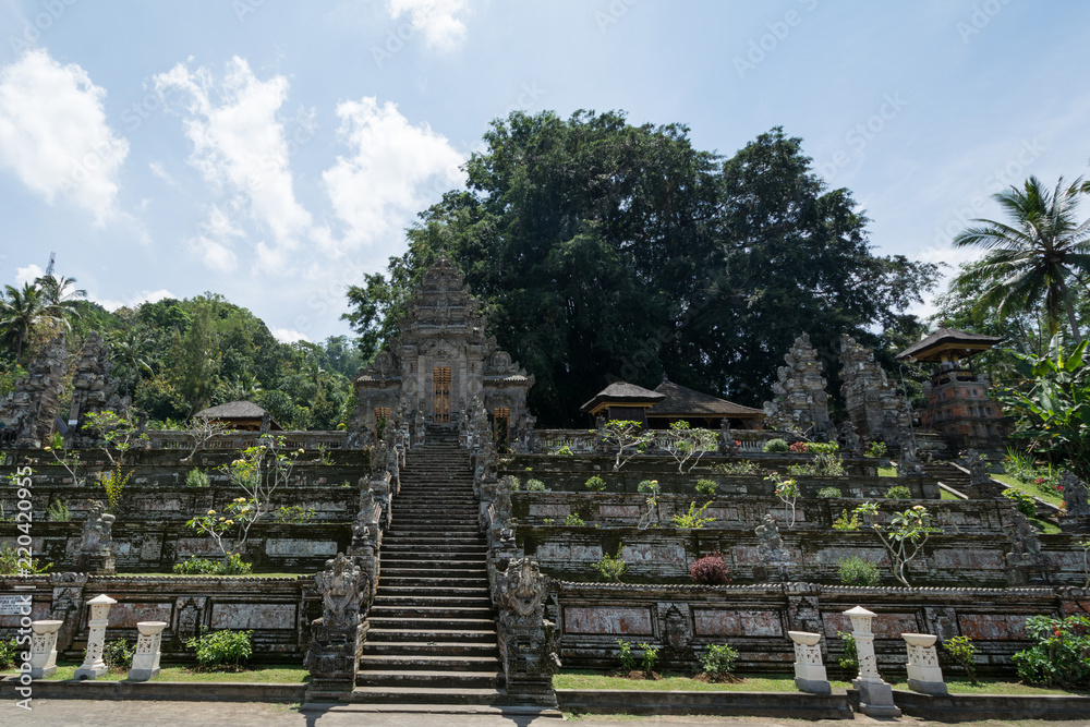 temple pura kehan in bali indonesia big stone steps