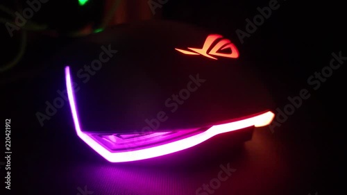 Asus Republic of Gamers lights photo