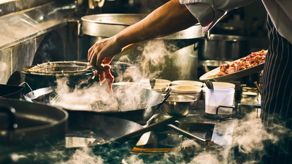 Dramatic with cooking