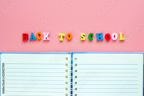 Opened blank notebook with ...
