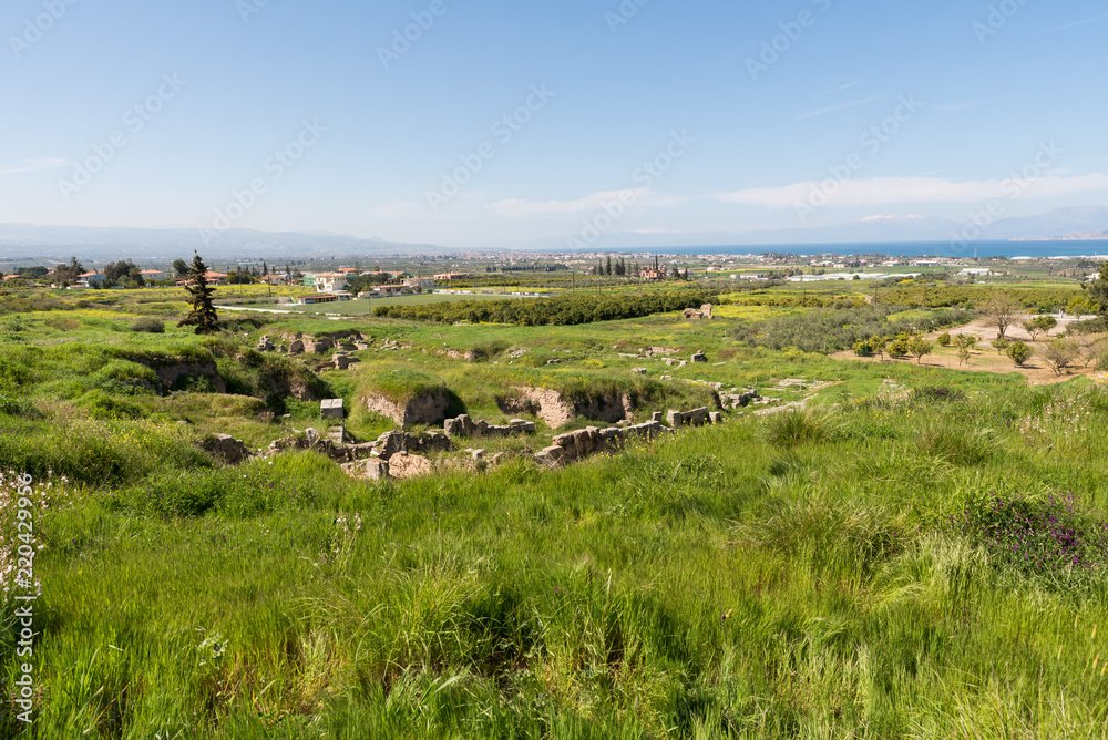 Fototapeta premium At Ancient Corinth in Greece