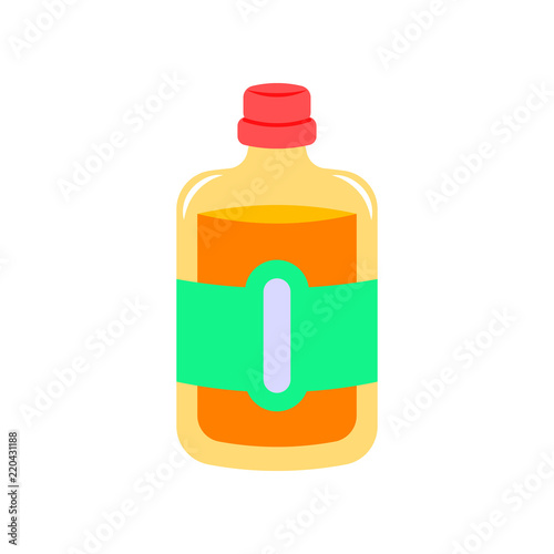 Balsam container icon isolated on white. Vector illustration